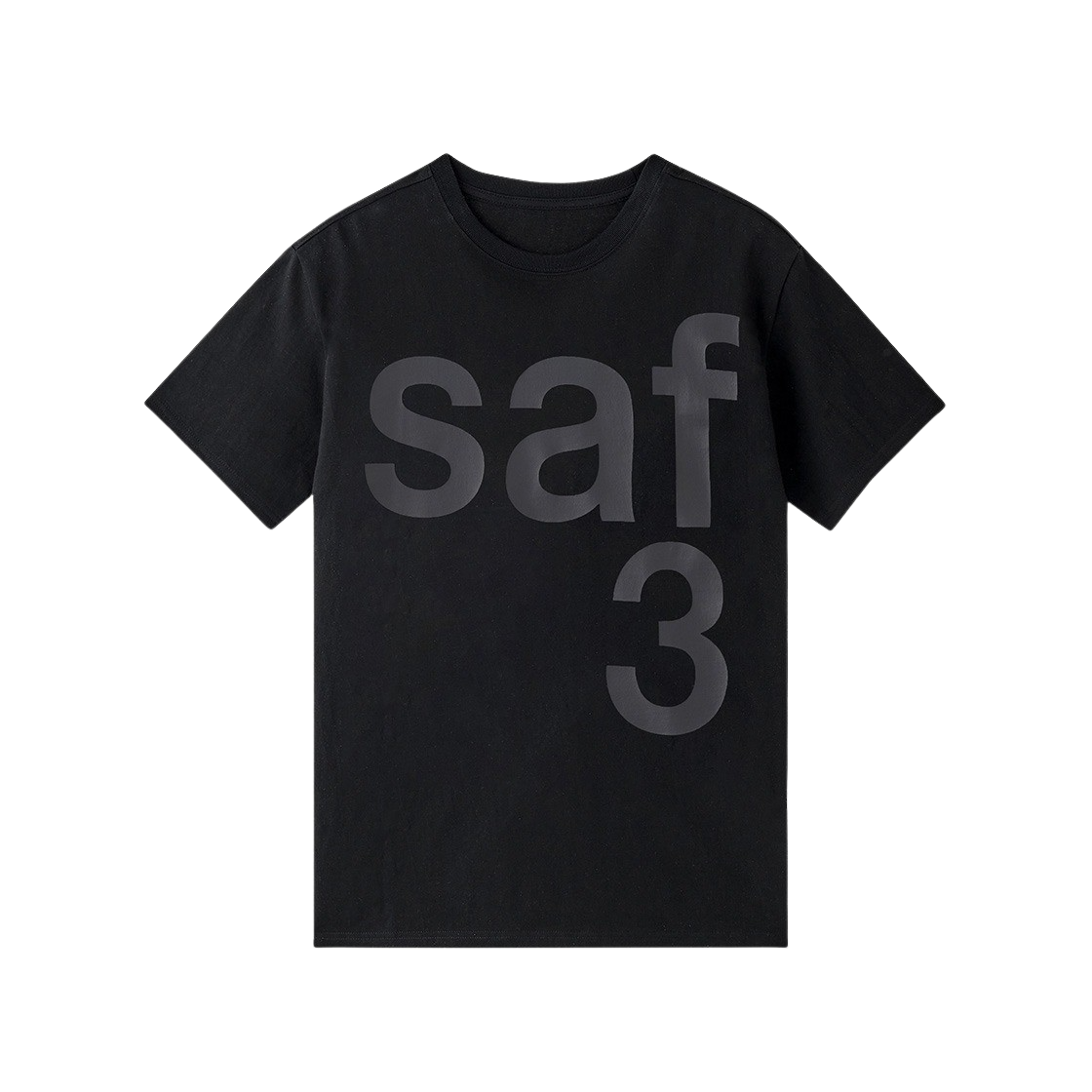 saf0023 Safarispot Basic Safari T-Shirt Black - 대표 이미지 #1