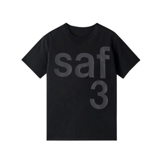 saf0023 Safarispot Basic Safari T-Shirt Black
