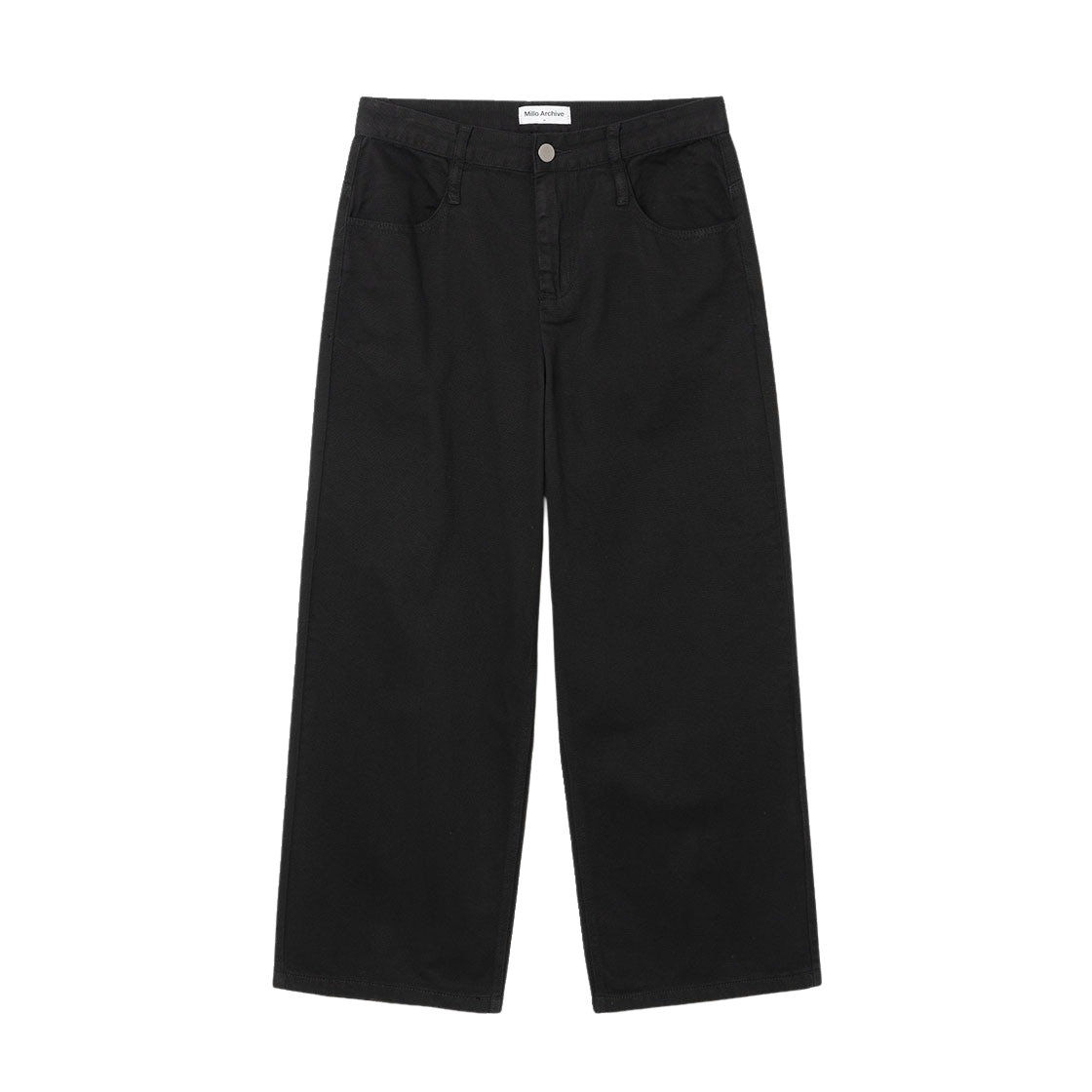 밀로 아카이브 스탠다드 핏 데님 팬츠 블랙