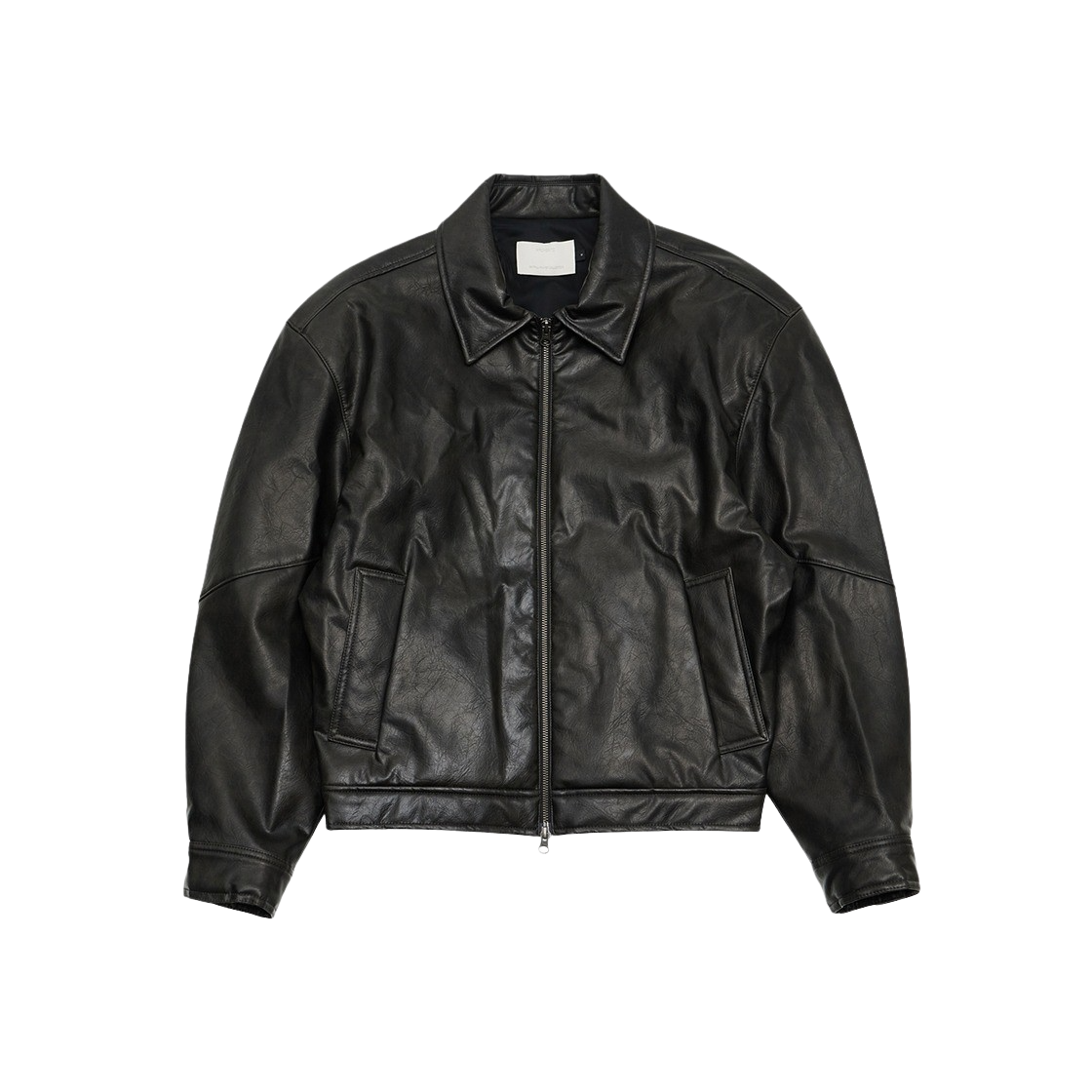 KM4DOTLAM42BK Amomento Vegan Leather Blouson Black - 24FW