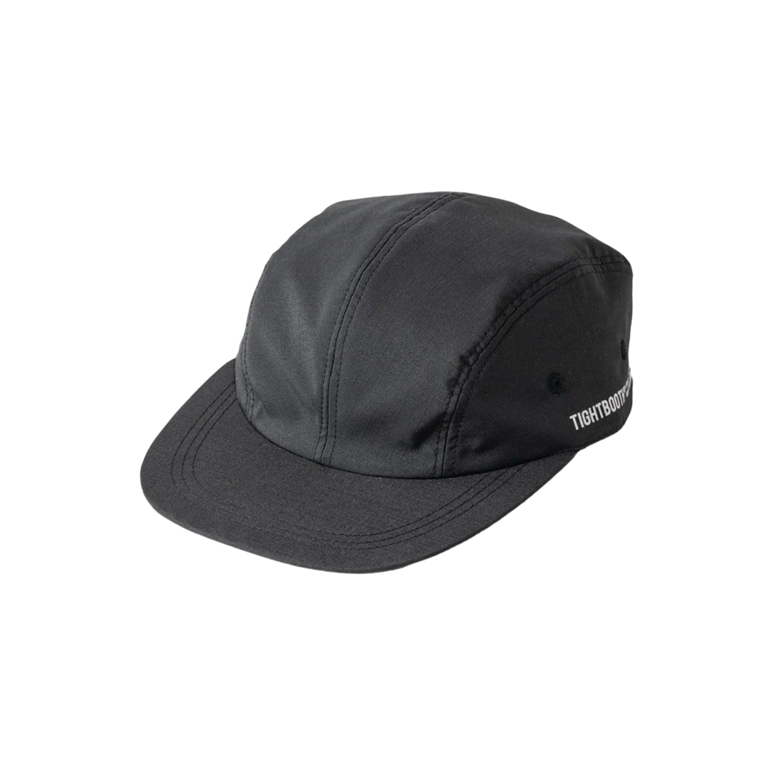 타이트부스 립스톱 사이드 로고 캠프 캡 블랙(Tightbooth Ripstop Side Logo Camp Cap Black)