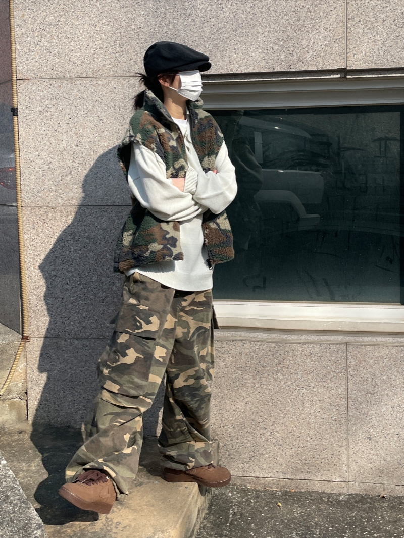 (W) Nike Air Force 1 '07 Cacao Wow 착용 스타일 - 1