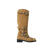 Vacant Archive Robin Engineered Strap Boots Beige