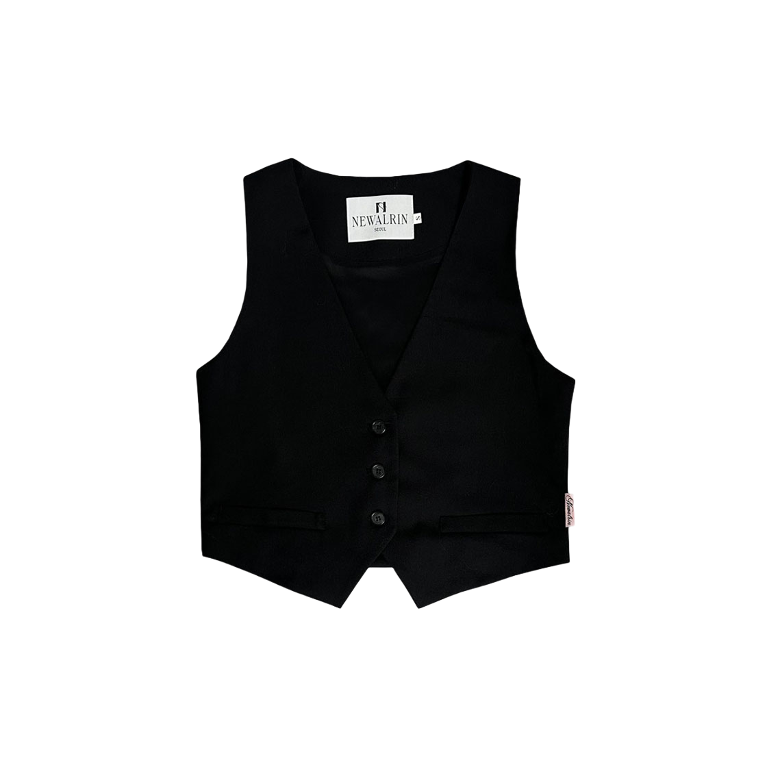 뉴얼린 하이틴 베스트 자켓 블랙(Newalrin Highteen Vest Jacket Black)