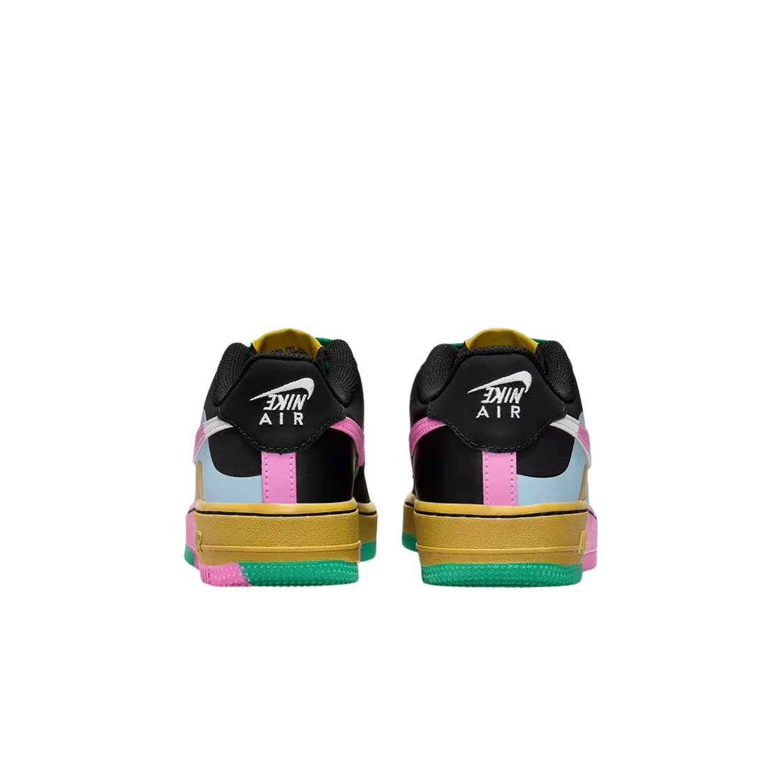 (GS) 나이키 에어포스 1 LV8 2 블랙 라이트 아머리 블루((GS) Nike Air Force 1 LV8 2 Black Light Armory Blue) - 3