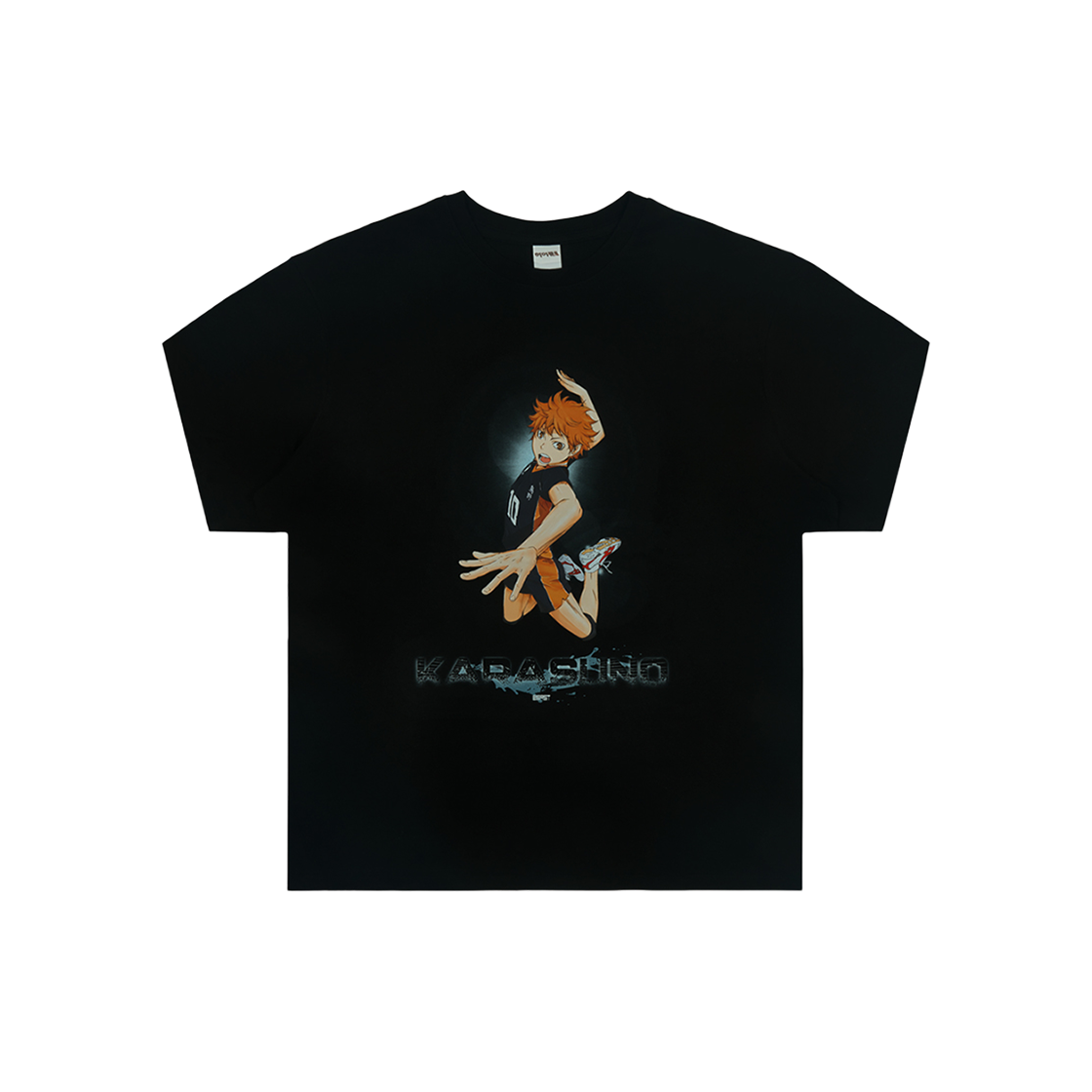 ERHKT014_02 EERST x HAIKYU!! Move HF T-shirt Black - 대표 이미지 #1