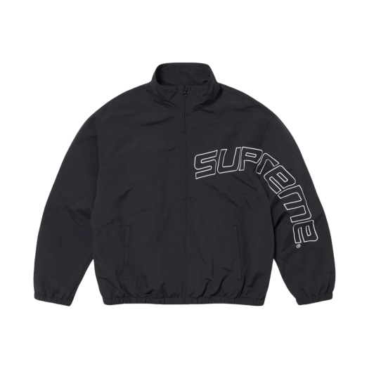 슈프림 스펠아웃 자수 트랙 자켓 블랙 - 24FW | Supreme | KREAM