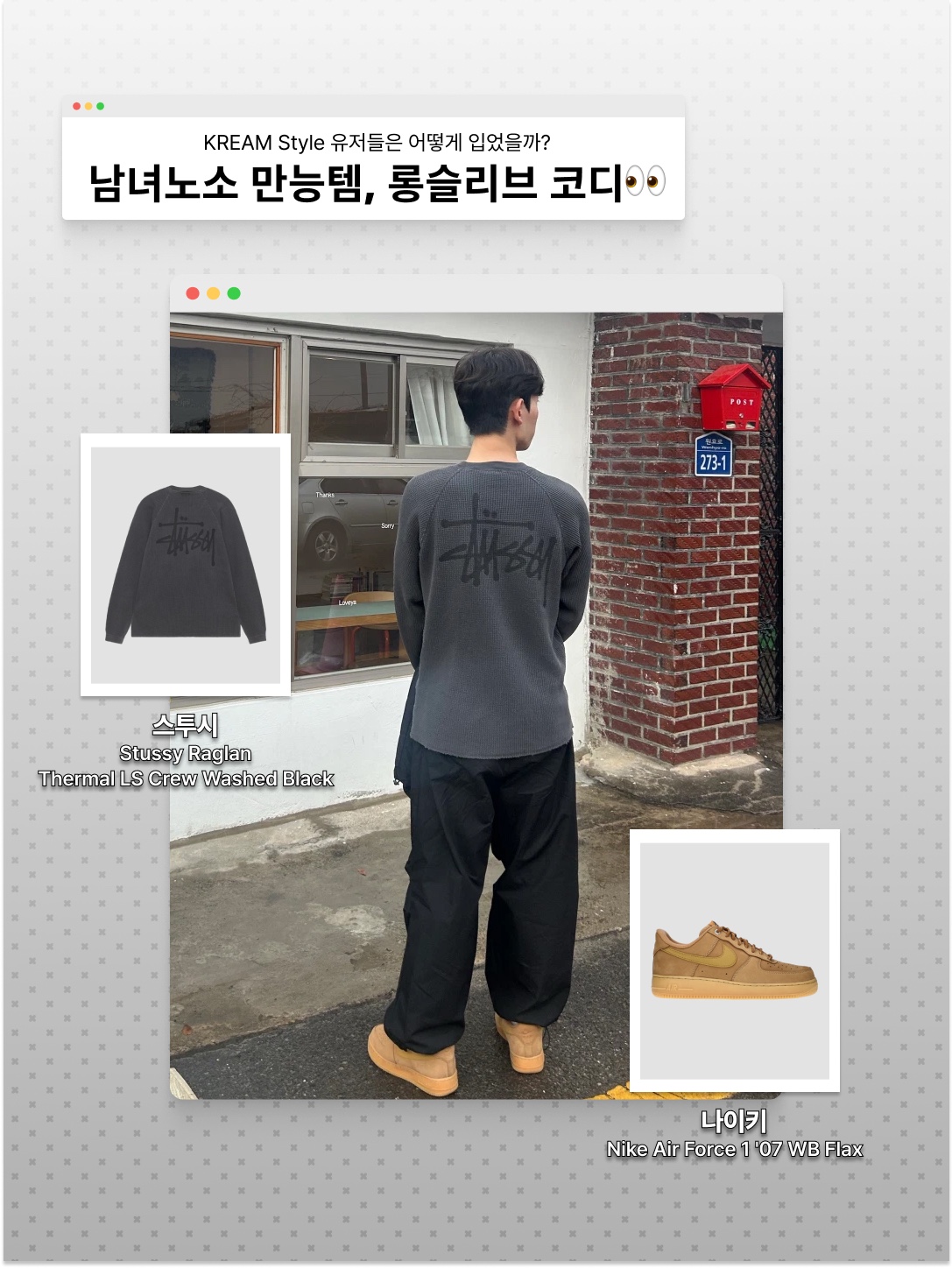 Supreme Waxed Cotton Camp Cap Black - 23FW, Human Made Graphic L/S T-Shirt #3 White 착용 스타일 - 4