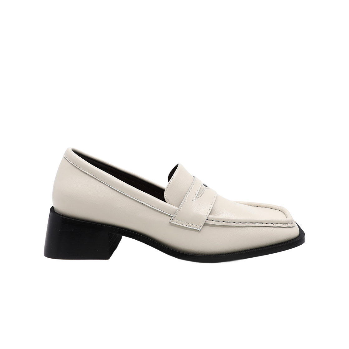 무드나잇 헤이든 스티치 페니로퍼 크림