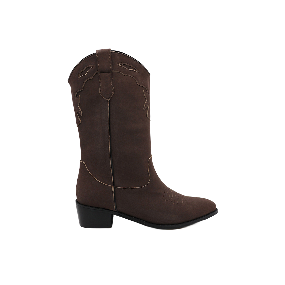 무드나잇 녹스 웨스턴부츠 다크브라운 누벅