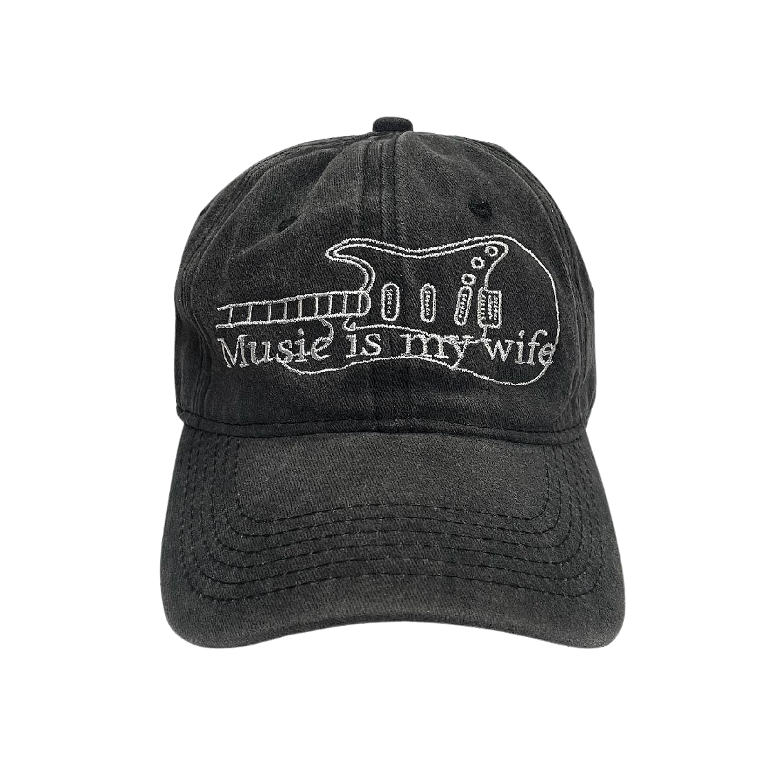 30000 Mosquito Murderers Music is my wife Cap Black - 대표 이미지 #1
