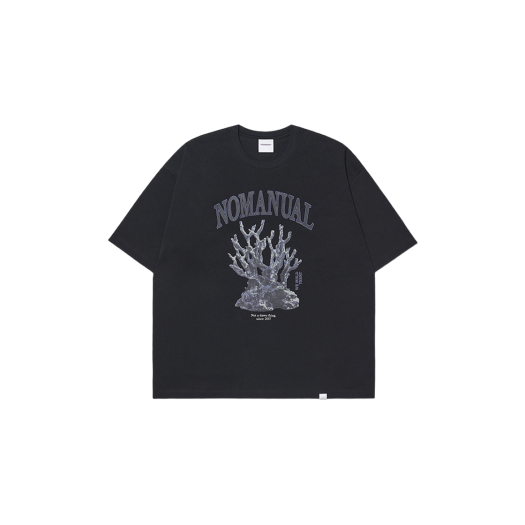 노매뉴얼 R.V 아치 로고 티셔츠 블랙 | NOMANUAL | KREAM