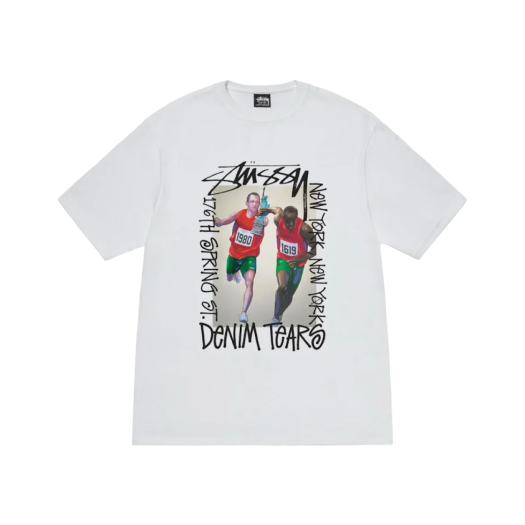 스투시 x 데님 티어스 파머스 Blvd. 티셔츠 화이트 | Stussy | KREAM