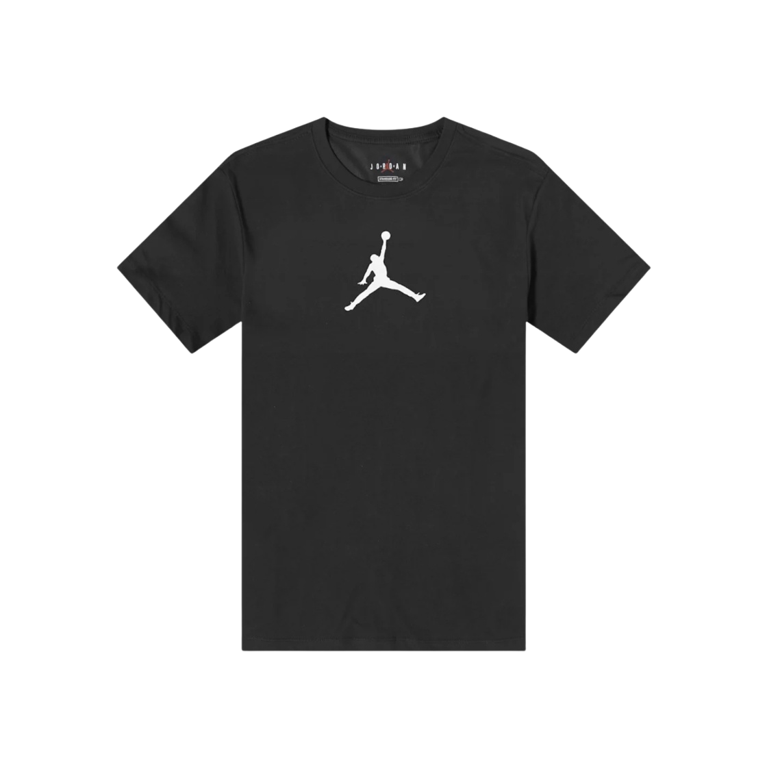 CW5191-010 Jordan Jumpman Short Sleeve Crew T-Shirt Black - Asia - 대표 이미지 #1