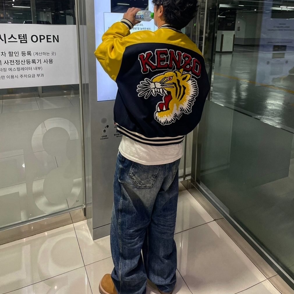 Nonnod Double Pocket Japanese Denim Mid Blue, Kinchi x My Name Is Peter Boots - 888 (a) Yellow 착용 스타일
