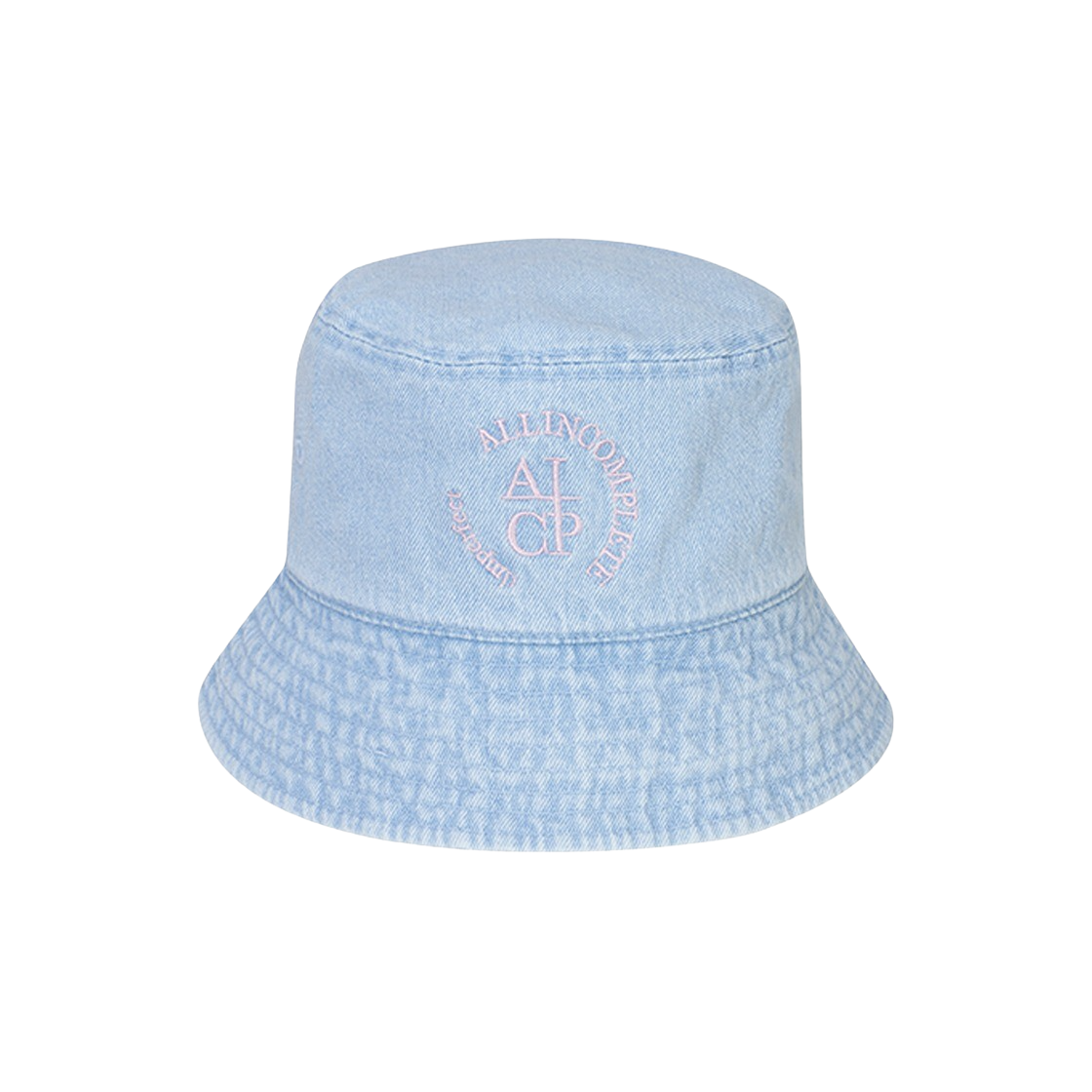 RLBH-LBD Allincomplete Round Logo Bucket Hat Light Blue Denim - 대표 이미지 #1