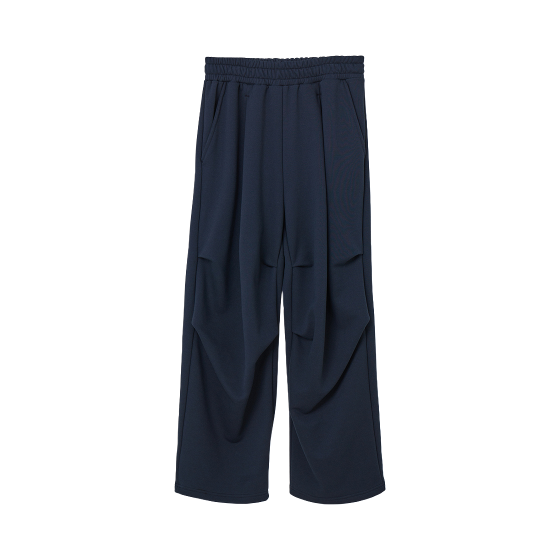 어레이드 컴피 오버사이즈 턱 디테일 스웻 팬츠 네이비(Arrayed Comfy Oversized Tuck Detail Sweat Pants Navy)
