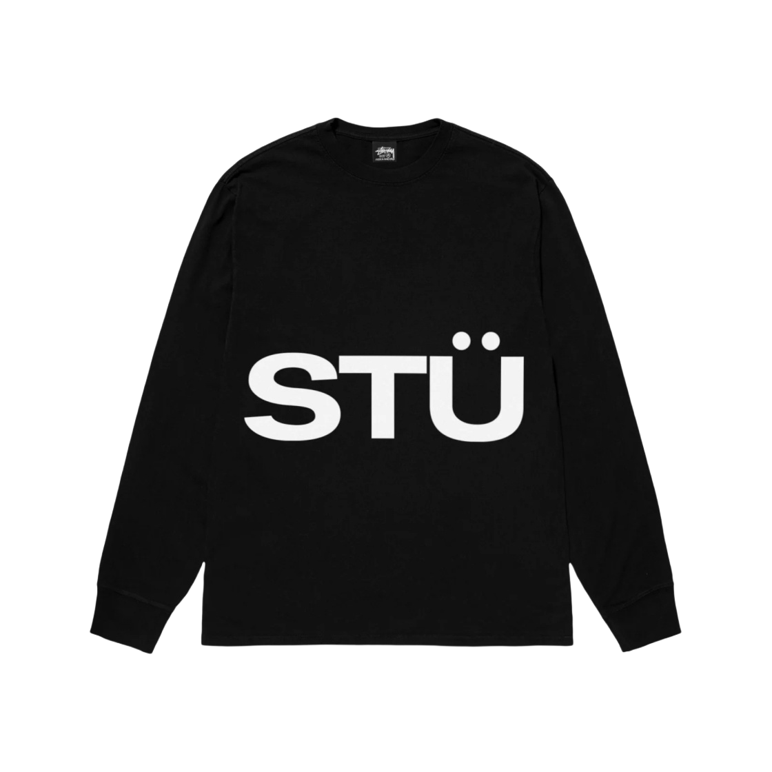 스투시 올 캡스 롱슬리브 티셔츠 블랙 | Stussy | KREAM