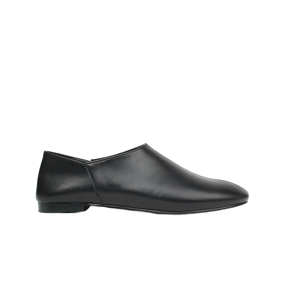 무드나잇 수잔 클린실루엣 레더 로퍼 l 블랙