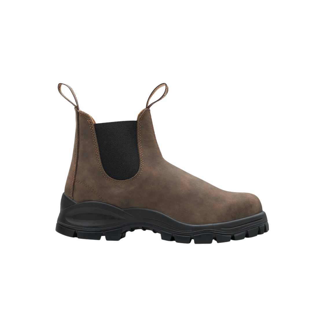 블런드스톤 러그 2239 첼시 부츠 러스틱 브라운(BLUNDSTONE Lug 2239 Chelsea Boots Rustic Brown)