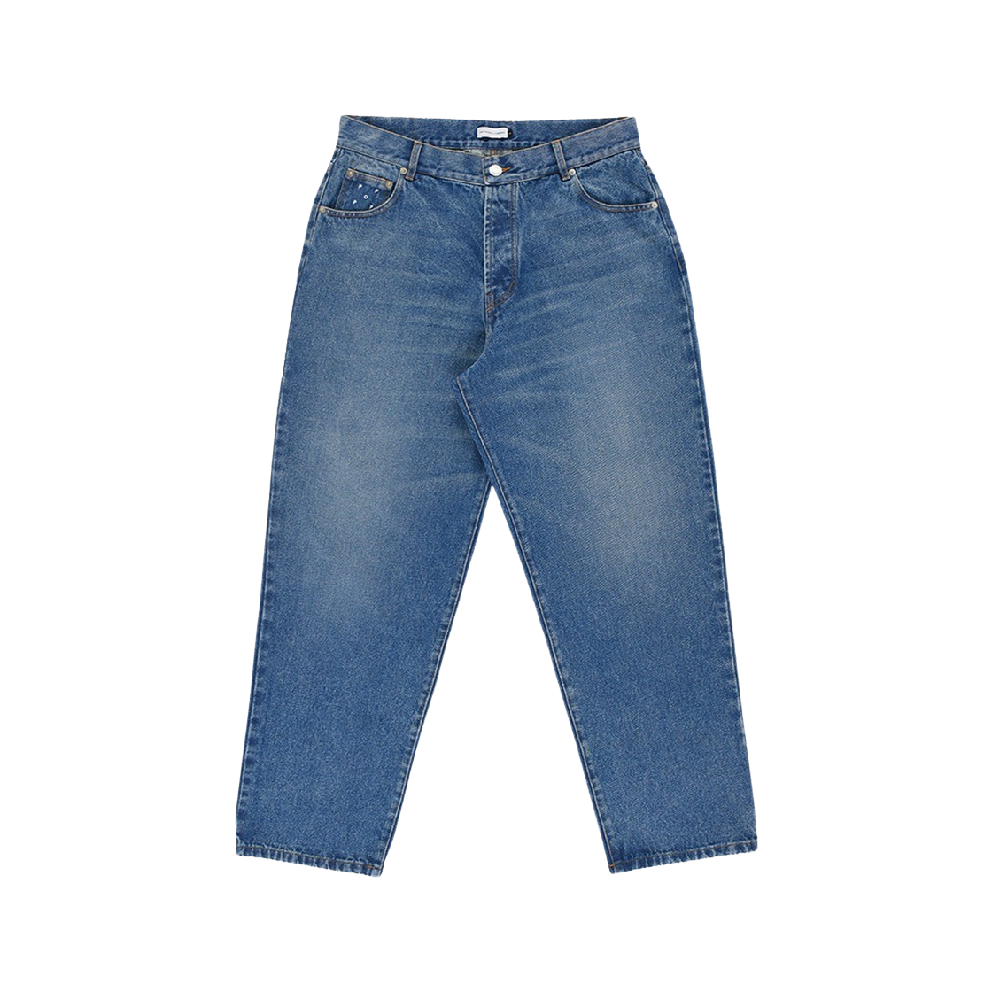 팝 트레이딩 컴퍼니 DRS 팬츠 워시드 데님 - 24FW(Pop Trading Company DRS Pants Washed Denim - 24FW)