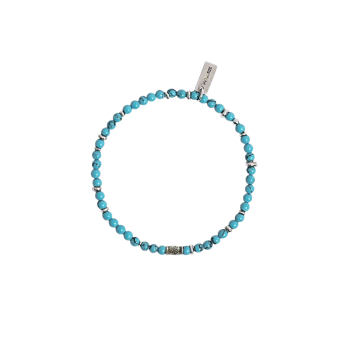 H24SSB01SV-BL-02/03/04 Hypnotize Color Ball Bracelet Blue