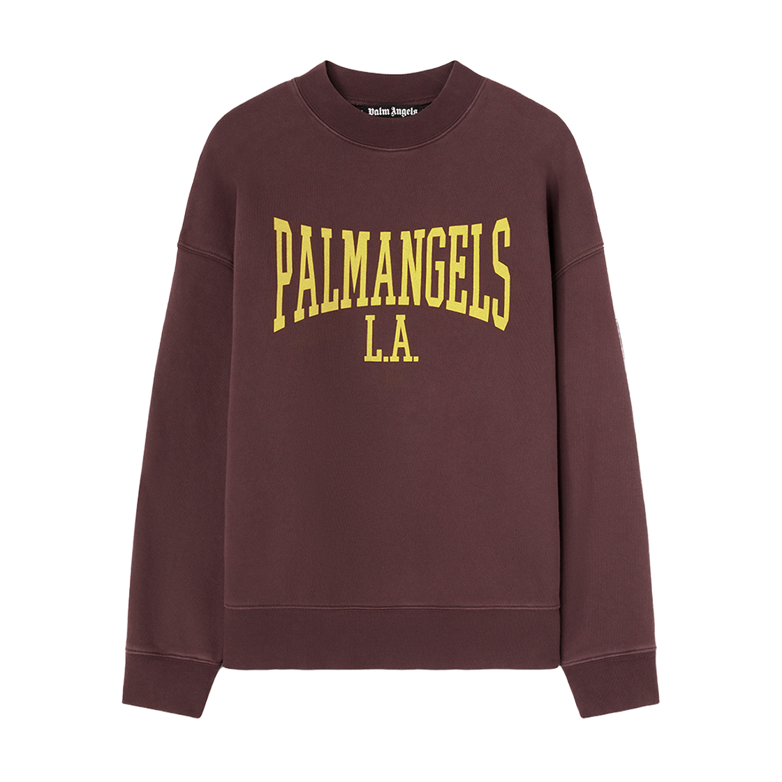 P6MMMB128 Palm Angels College Crew Deep Purple