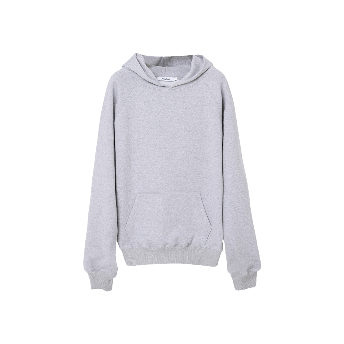 어레이드 컴피 오버사이즈 래글런 후디 그레이(Arrayed Comfy Oversized Raglan Hoodie Gray)