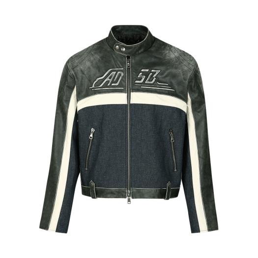 awa591m(BLACK) ADSB Andersson Bell 24 Racing Leather Jacket Black