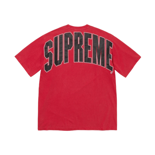 슈프림 크랙 백 아크 숏슬리브 탑 네이비 - 24FW | Supreme | KREAM