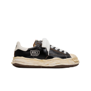 Maison Mihara Yasuhiro Blakey OG Sole Wrinkled Leather Low-top Sneakers Black