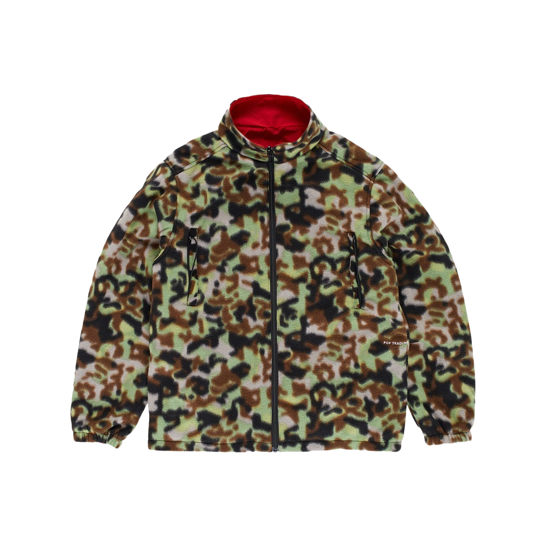 팝 트레이딩 컴퍼니 아담 리버시블 자켓 고지 베리 - 24FW(Pop Trading Company Adam Reversible Jacket Goji Berry - 24FW)