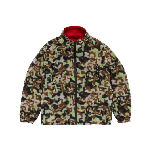 KM4DOTBPO12RD Pop Trading Company Adam Reversible Jacket Goji Berry - 24FW