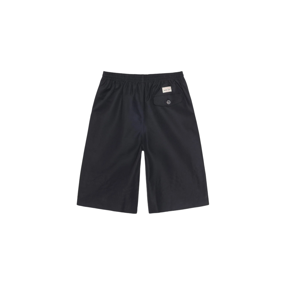 WS4244TBS Stussy x Our Legacy Work Shop Laguna Wool Shorts Black Stark Wool - #2