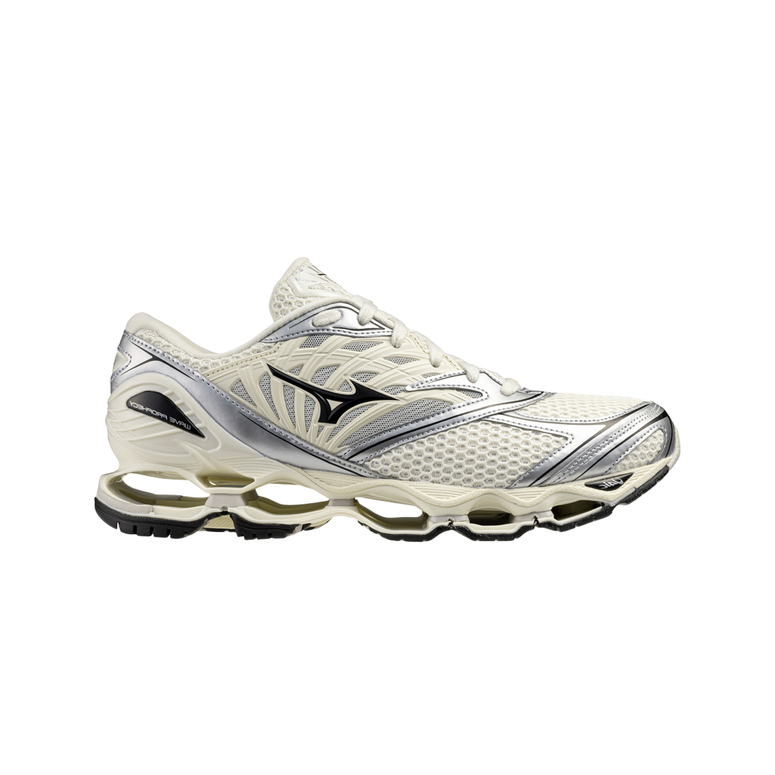 미즈노 웨이브 프로페시 LS 프리스틴 블랙 실버(Mizuno Wave Prophecy LS Pristine Black Silver)