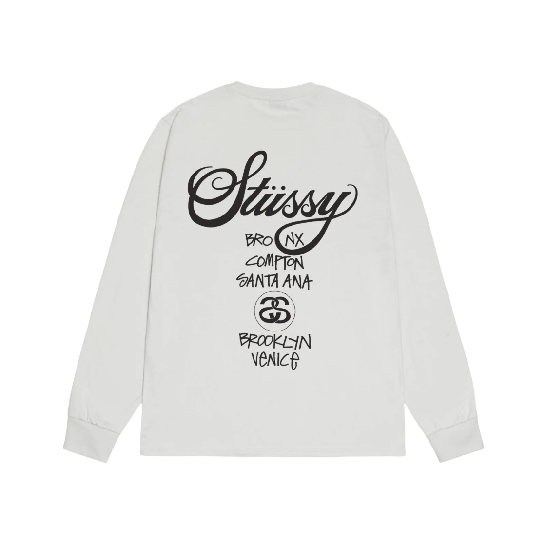 스투시 월드투어 롱슬리브 티셔츠 포그 2024 | Stussy | KREAM