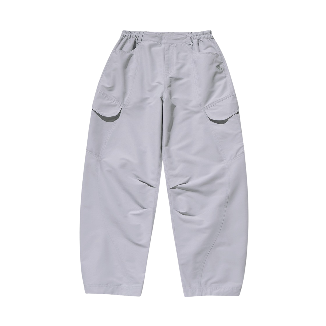 公式通販サイトセール 산산기어 핀턱 카고 팬츠 라이트 그레이 - 23FW | Sansan Gear パンツ