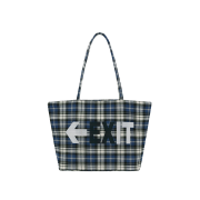 GRAILZ Checkered Tote Bag Blue