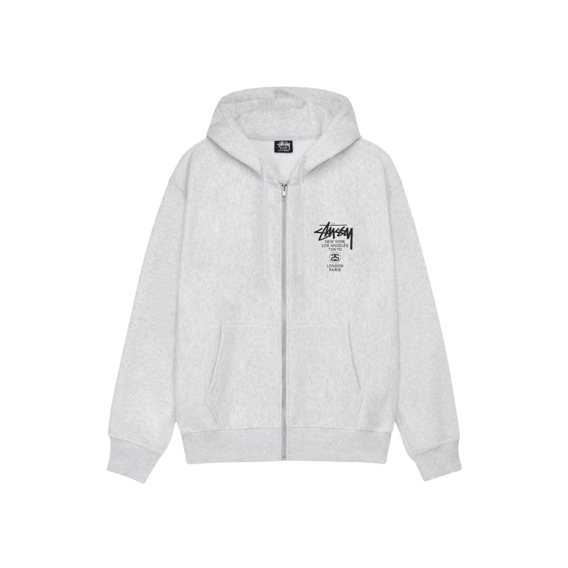★Stussy World Tour Hoodie Ash Heather 2024★ Stussy World Tour Hoodie Ash Heather XXL Size | eBay