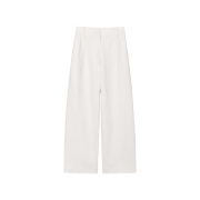Kindersalmon Women Highwaist Barrel Trouser Off White - FW23