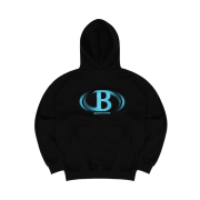 BORN TO WIN Flash On B Logo Hoodie Black