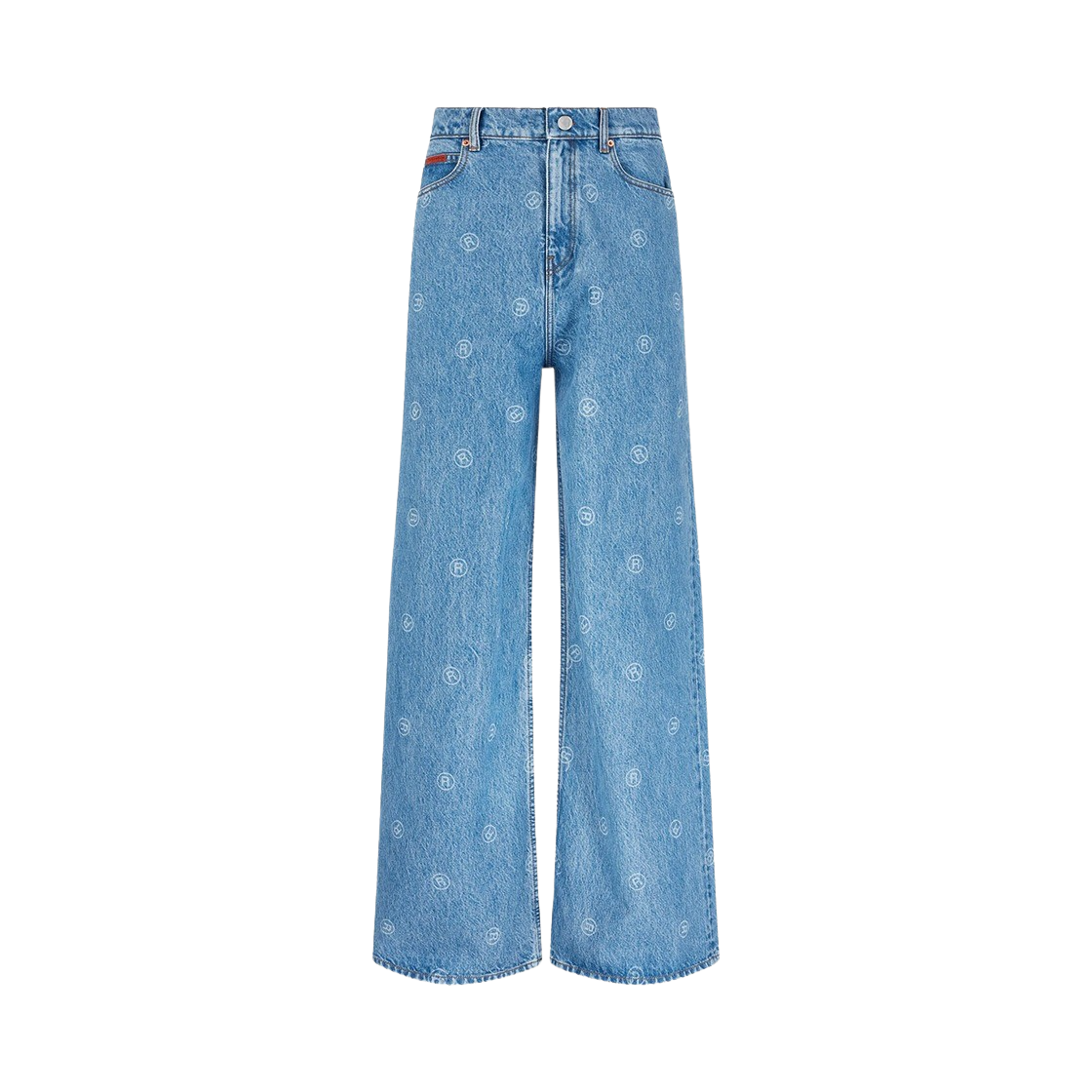 KM4DPADMR06BL Martine Rose Extended Wide Leg Jean Blue - 24FW
