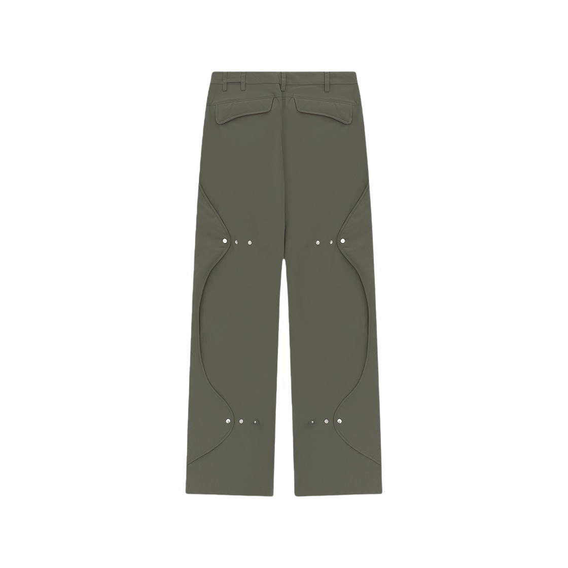 KW4CPALHE07GN Heliot Emil Women Morphed Padded Trousers Dusty Green - 24FW