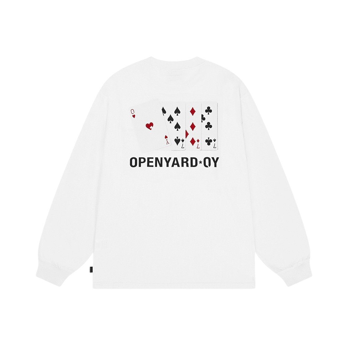 오와이 트럼프 카드 롱슬리브 화이트 | OY | KREAM