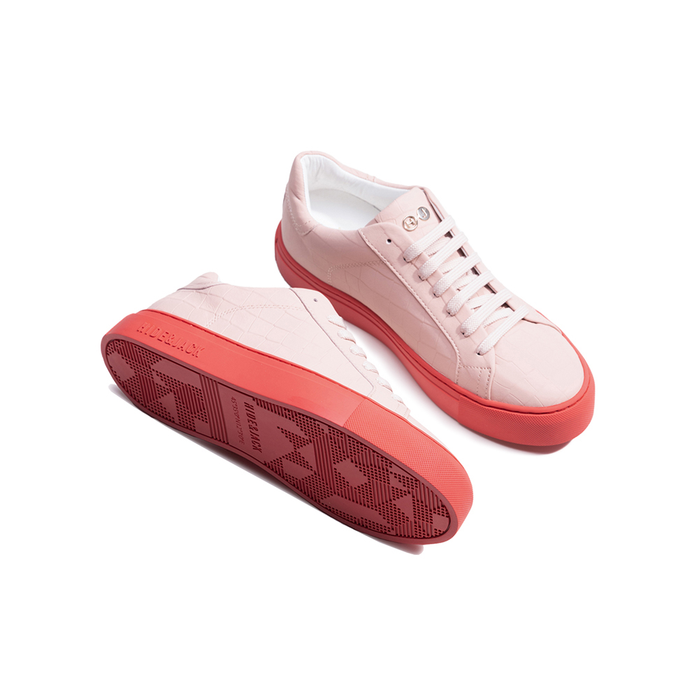 하이드앤잭 에센스 크로코 여성 스니커즈 핑크(Hide&Jack Essence Croco Line Sneakers Pink) - 3