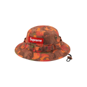 Supreme Washed Canvas Boonie Orange Camo - 24SS