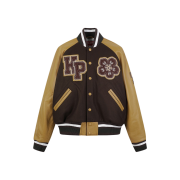 Kenzo Boke Flower Varsity Bomber Jacket Dark Brown - 24FW
