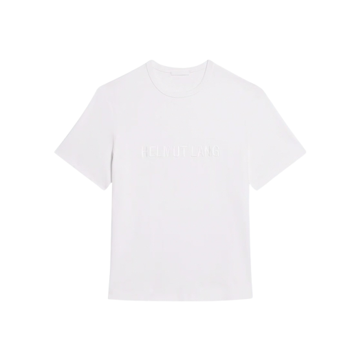 헬무트 랭 로고 티 화이트 - 24FW