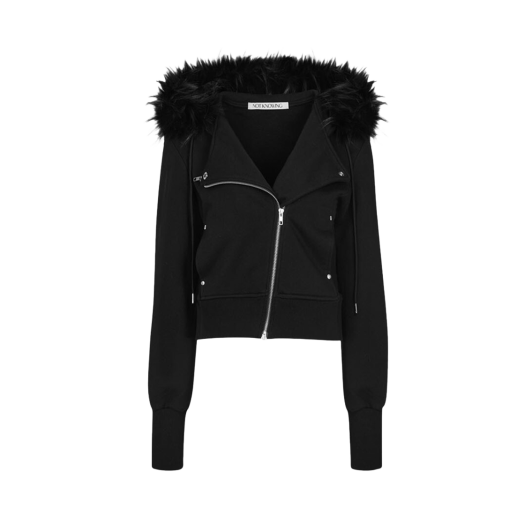 【NOTKNOWING】Rider Fur Hood Zip Up ★韓国人気★ 追跡付 NOT KNOWING】 Rider Fur Hood Zip Up /追跡付