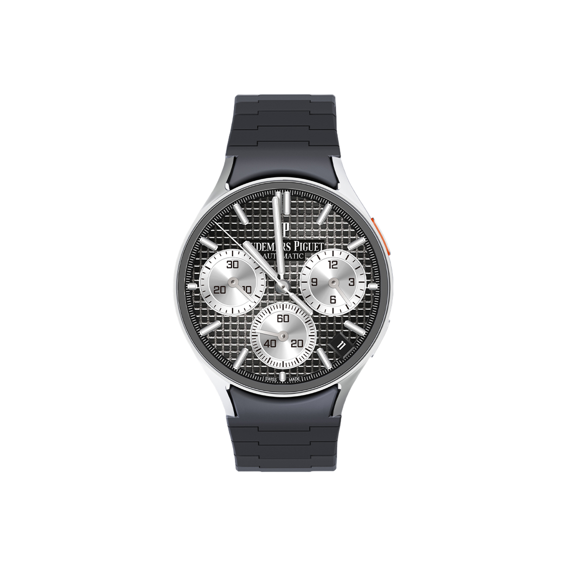 캘릭스 갤럭시워치 20mm 실리콘 마그네틱 스트랩 차콜 블랙(CALYX Galaxy Watch 20mm Silicone Metal Buckle Ring Magnetic Strap Charcoal Black)